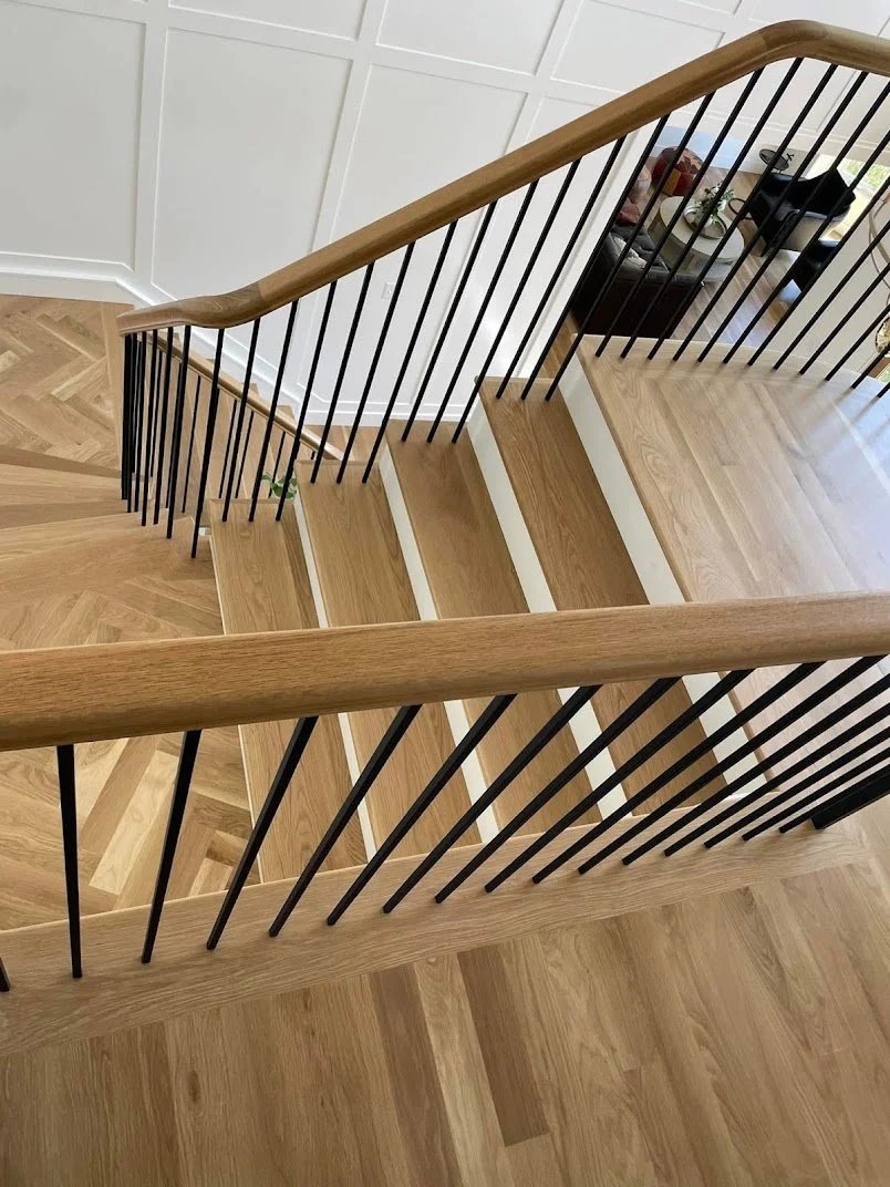 Staircase & Flooring by BetonBlu Remodeling